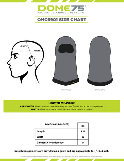 ONC6901 Hi-Vis Thinsulate Winter Balaclava