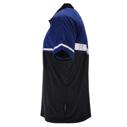 OSP4742 Series Enhanced Visibility Lightweight Snag-Proof Black Bottom Safety Polo