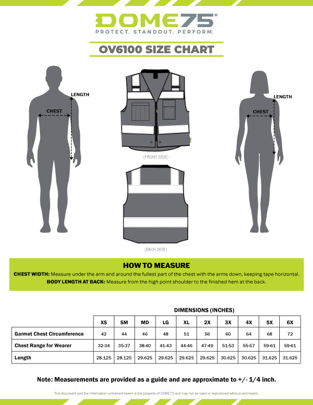 BLANK OV6183 Enhanced Visibility Heavy Duty Utility Vest