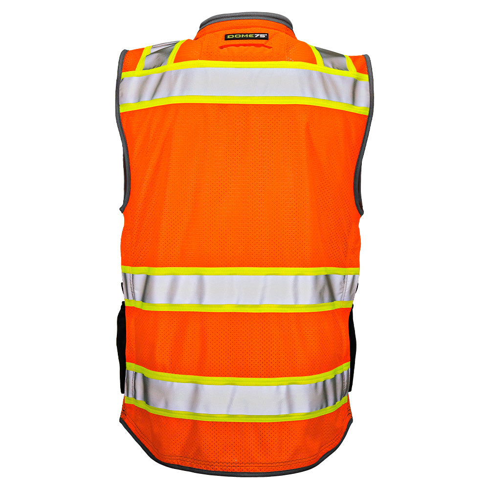 BLANK OV8725 Heavy-Duty Black Bottom Safety Vest Featuring MUL System and ProPocket