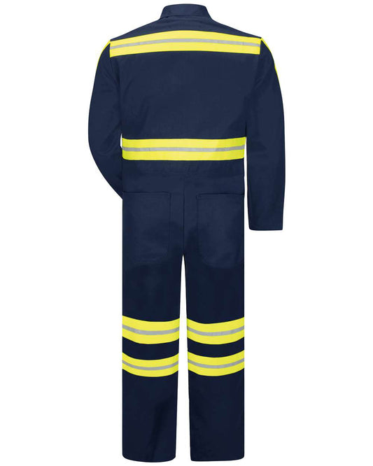 BLANK CT10EN Men's Enhanced Visibility Action Back Coverall