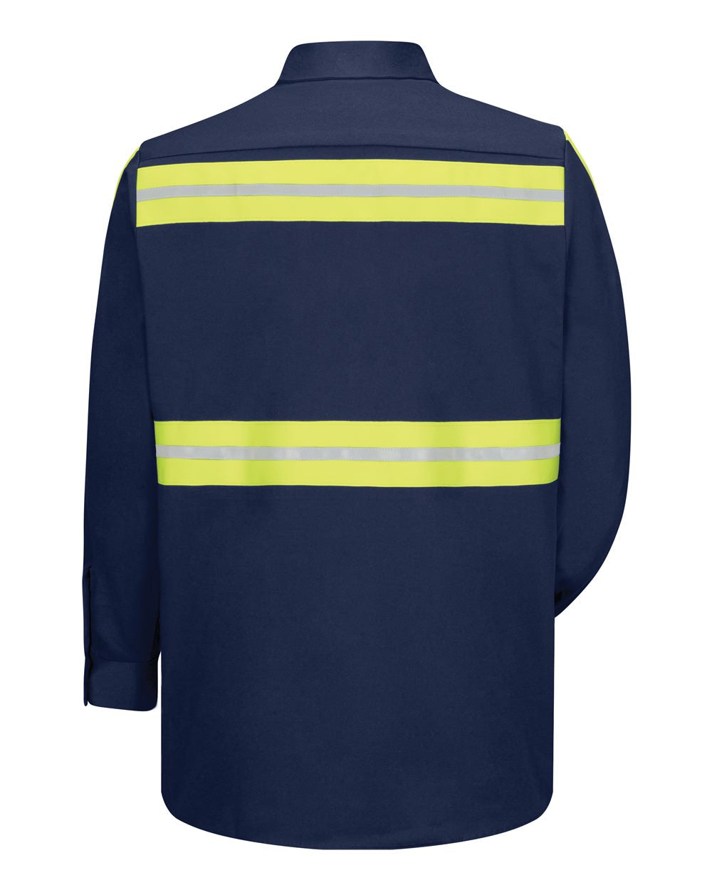 BLANK SC30ET Men's Tall Enhanced Visibility Long Sleeve Cotton Work Shirt