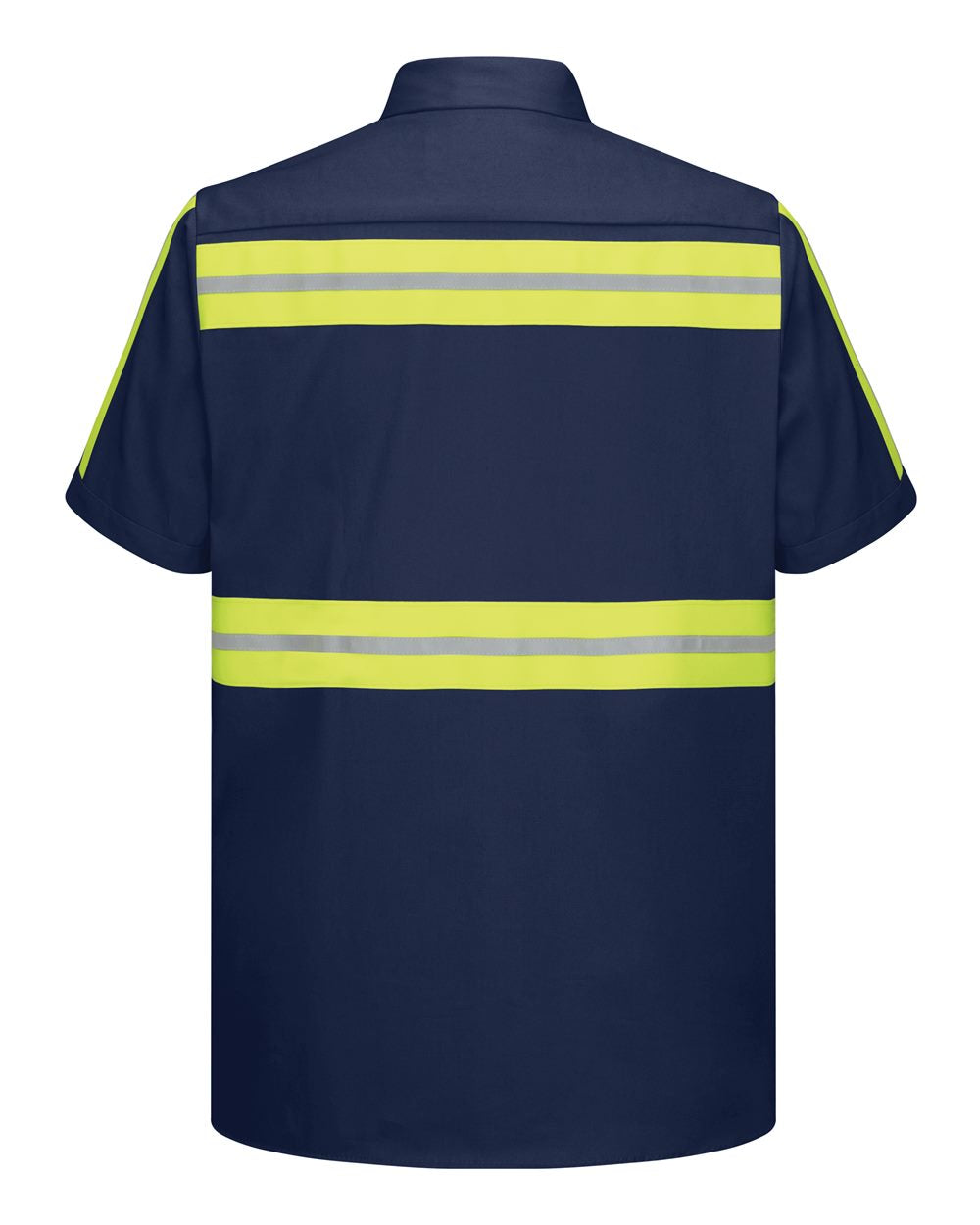 BLANK SC40ET Men's Tall Enhanced Visibility Short Sleeve Cotton Work Shirt