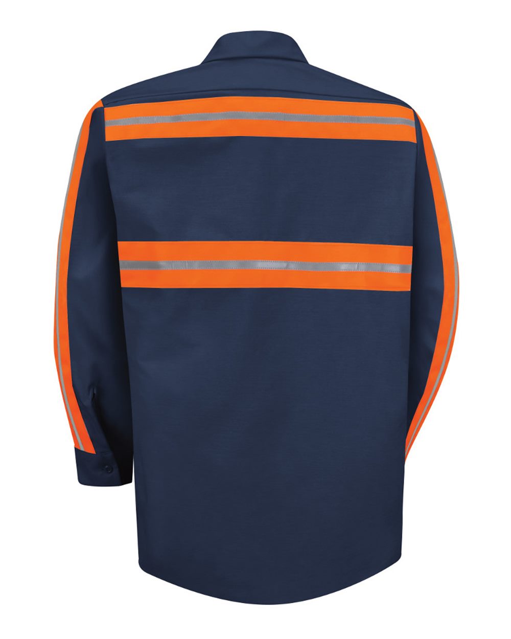 BLANK SP14E Men's Industrial Enhanced-Visibility Long Sleeve Work Shirt