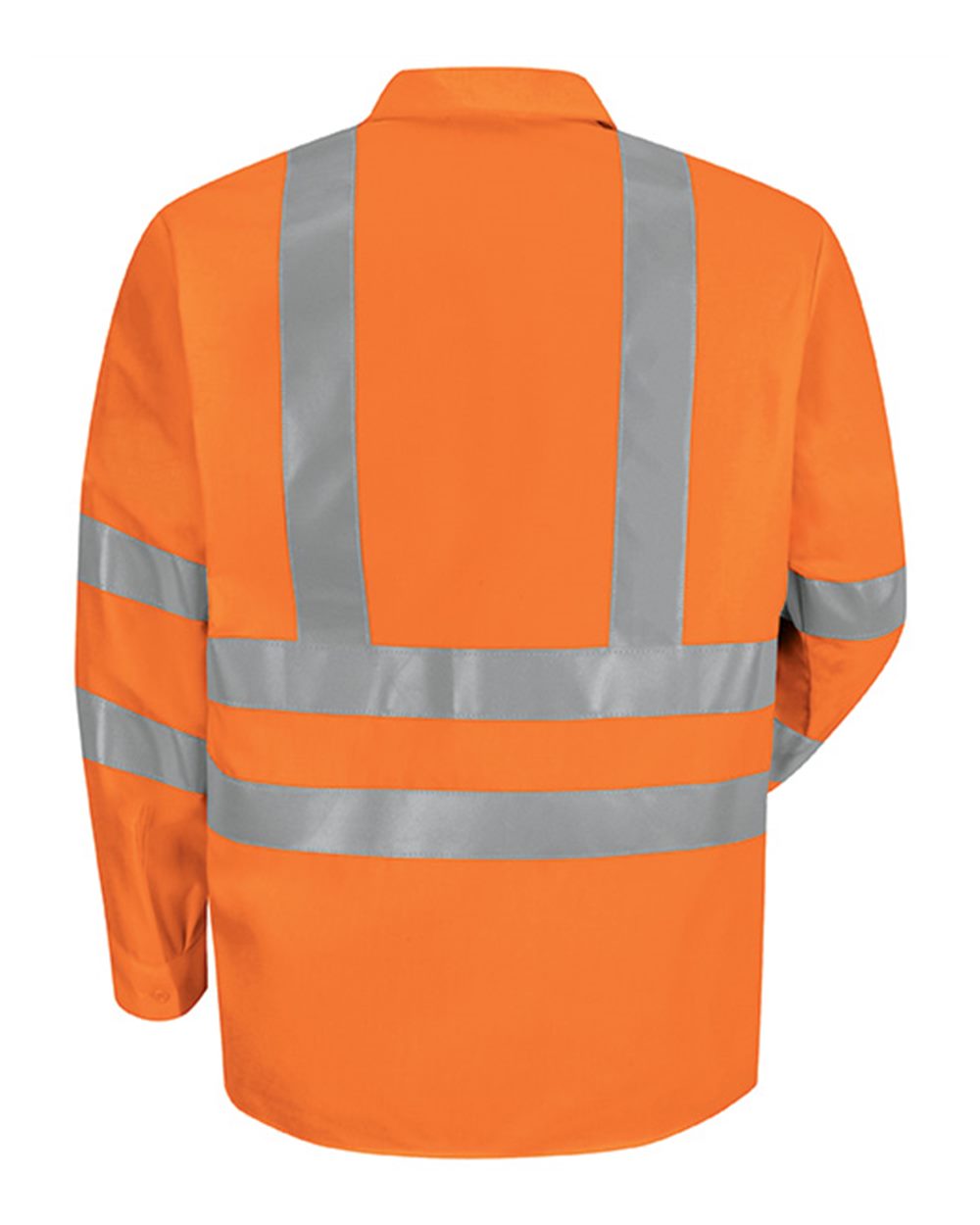 BLANK SS14HV Men's High Visibility Safety Long Sleeve Work Shirt