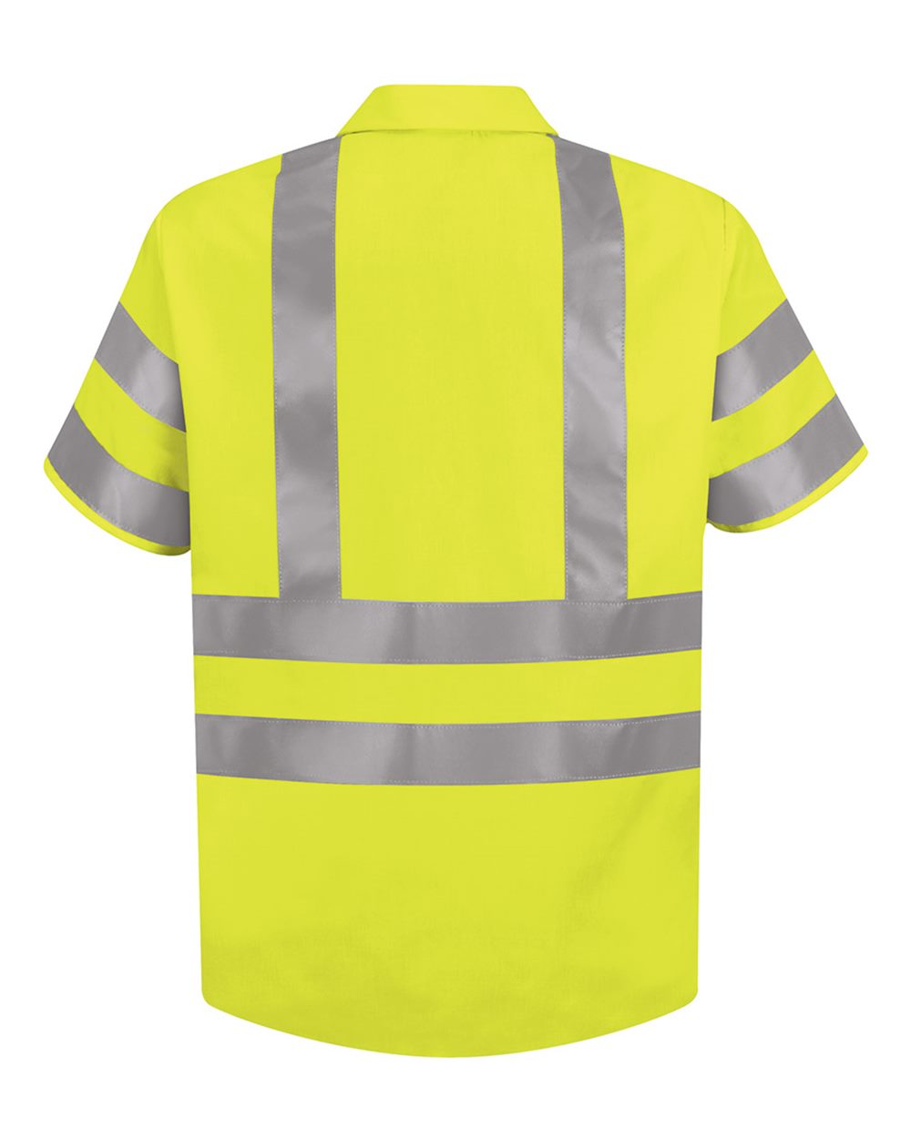 BLANK SS24HV Men's High Visibility Safety Short Sleeve Work Shirt