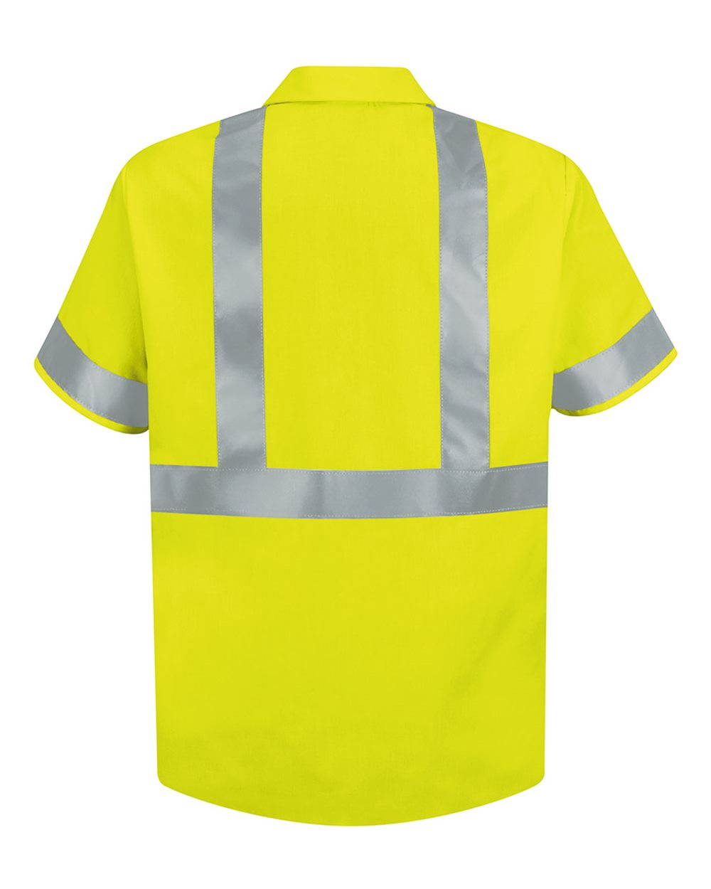 BLANK SS24HV Men's High Visibility Safety Short Sleeve Work Shirt