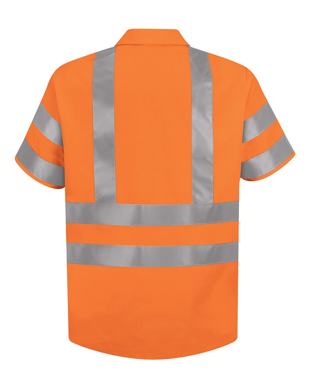 BLANK SS24HV Men's High Visibility Safety Short Sleeve Work Shirt