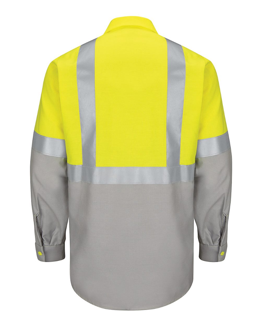 BLANK SY14 Men's Enhanced & Hi-Visibility Long Sleeve Work Shirt