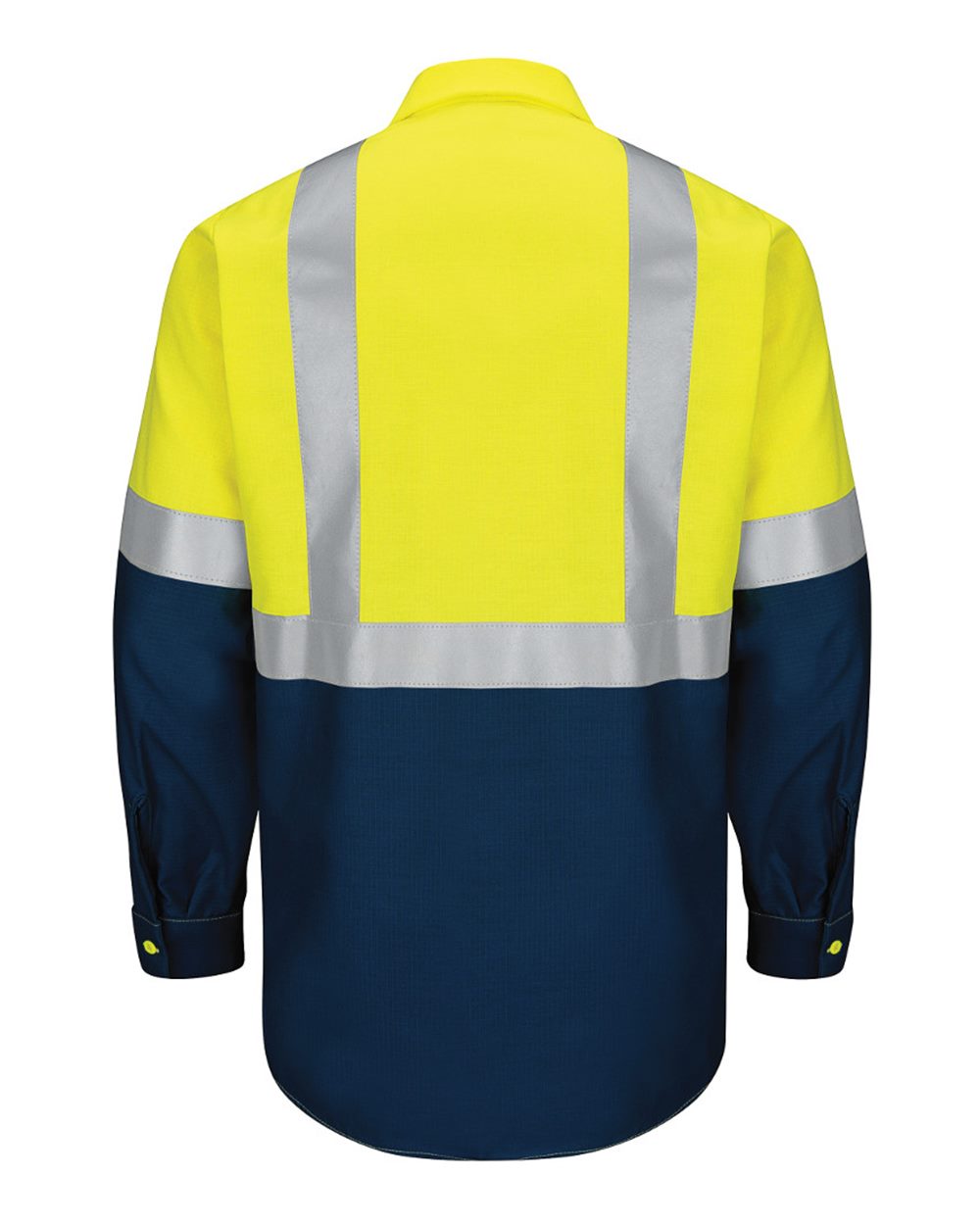 BLANK SY14 Men's Enhanced & Hi-Visibility Long Sleeve Work Shirt
