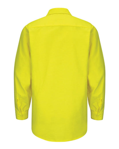 BLANK SY14 Men's Enhanced & Hi-Visibility Long Sleeve Work Shirt