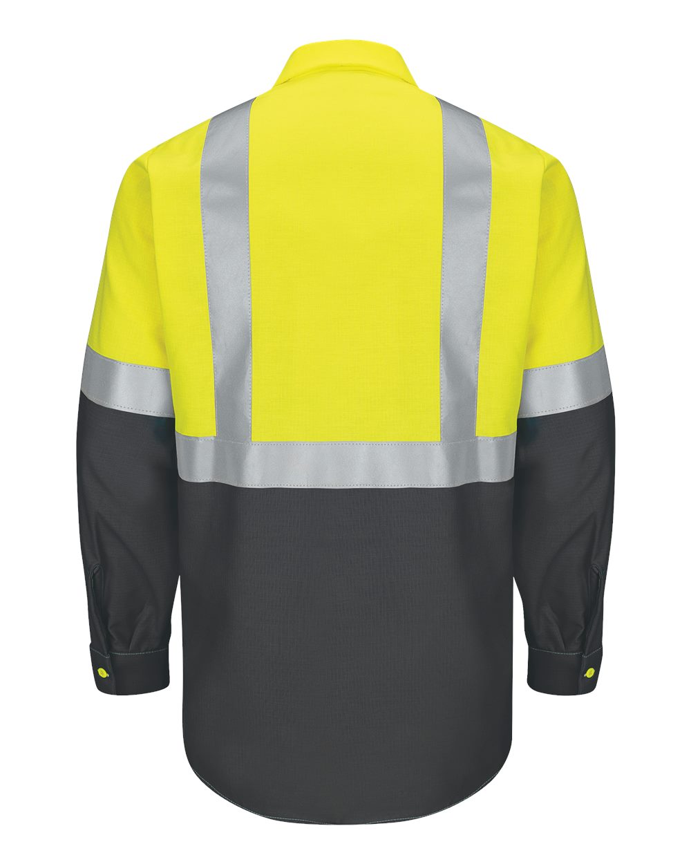 BLANK SY14 Men's Enhanced & Hi-Visibility Long Sleeve Work Shirt